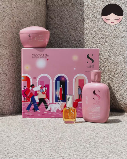 Kit de Tratamiento Capilar, Semi di Lino Moisture 465 ml - Alfaparf Milano